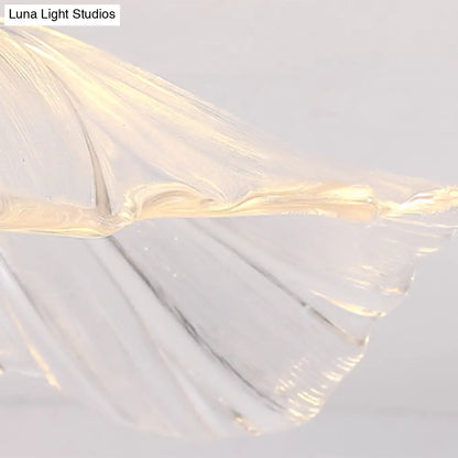 DecorBites™ Classic Glass Ceiling Light Fixture w/ Brass Lamp Holder for Corridors