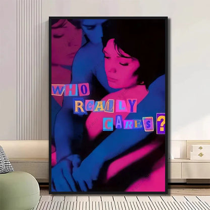 Classic TV Drama Girl Art Poster Canvas - XD031-10 / (A3)30x42cm Unframed / CHINA - Posters