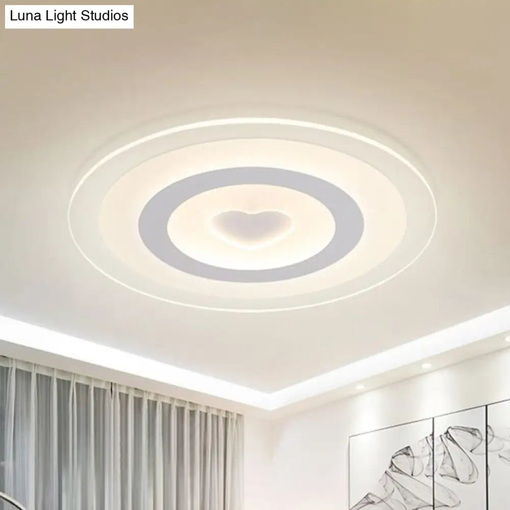 DecorBites™ Lámpara de techo empotrada ultrafina de acrílico transparente - Lámpara LED empotrada sencilla para sala de estar 