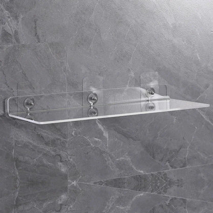 Clear Acrylic Wall Shelf Organizer 20-50cm