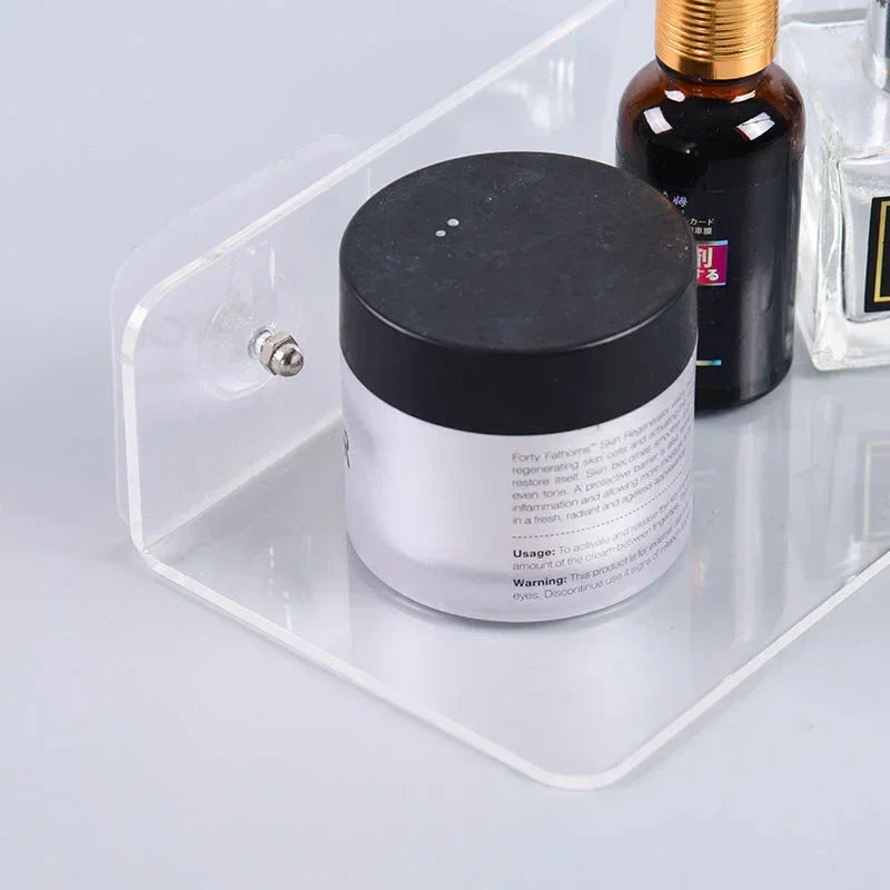 Clear Acrylic Wall Shelf Organizer 20-50cm