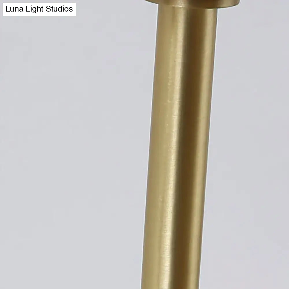 DecorBites™ DecorBites™ Clear Crystal Dome Wall Light Fixture - Modern Brass Finish, 1/2-Light, Living Room Lamp