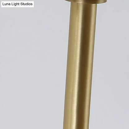 DecorBites™ DecorBites™ Clear Crystal Dome Wall Light Fixture - Modern Brass Finish, 1/2-Light, Living Room Lamp