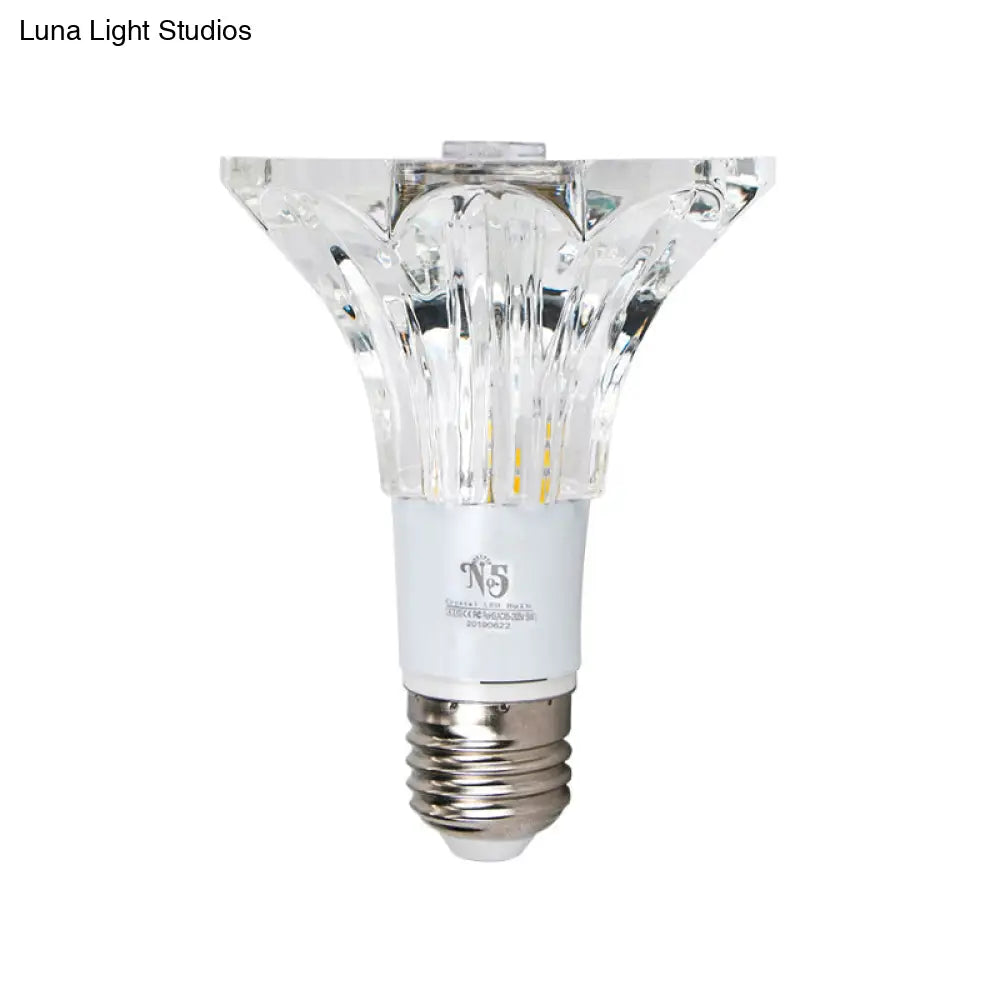 DecorBites™ DecorBites™ Clear Crystal LED Ceiling Mounted Flush Light for Corridors