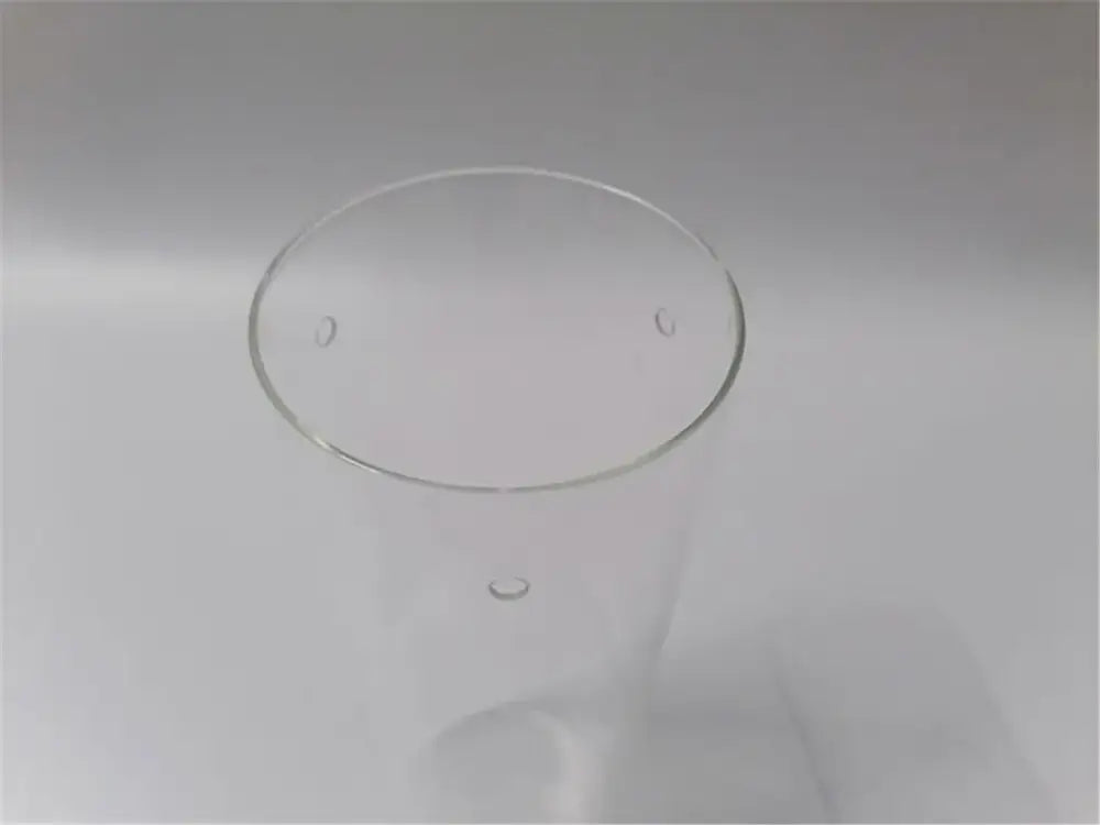 Clear cylinder glass hurricane lamp shade with three small circular indentations for living room decorbites cylinder glass set