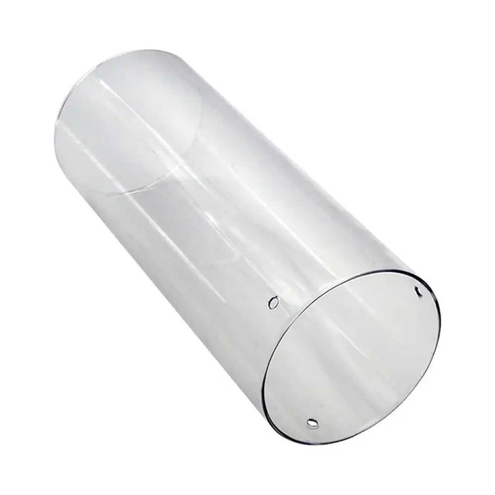 Clear cylinder glass hurricane lamp shade with three small mounting holes for decorbites cylinder glass 3 pack