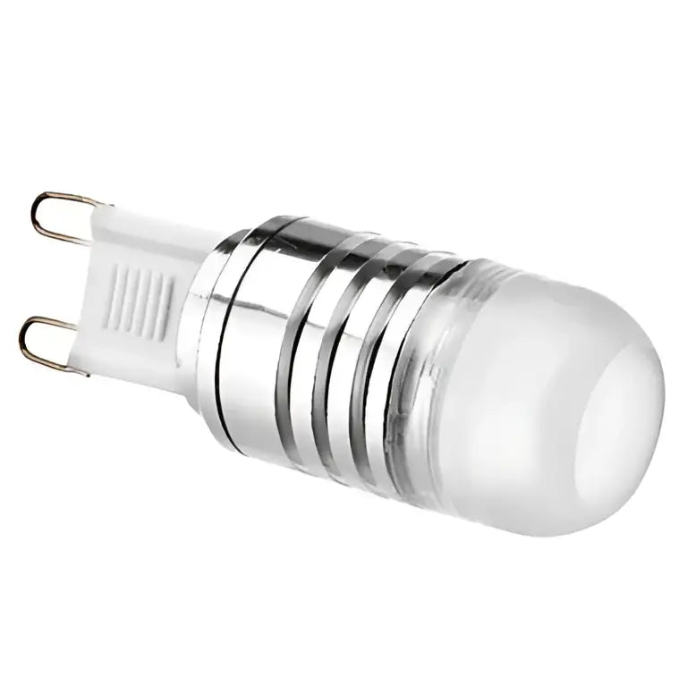 Clear cylindrical led 3w cob bulb with clear glass and metallic g9 led base for living room decorbites lighting