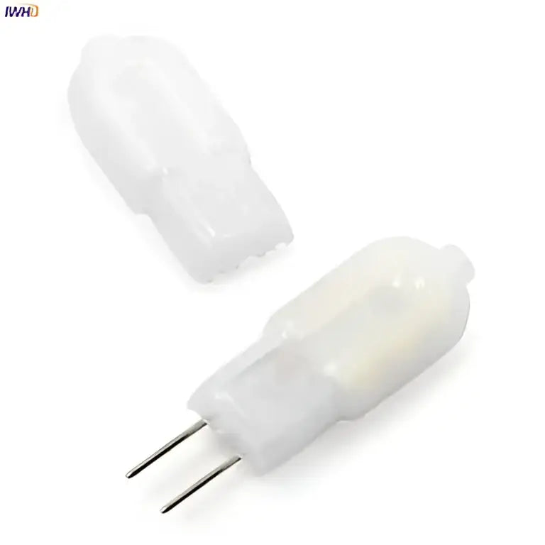 Clear glass 10pcs 2w led g4 bulbs with white led and two metal pins for kitchen chandeliers by decorbites led