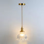 Clear Glass Pendant Lighting Fixture with Simplicity Shaded Hanging Light