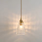 Clear Glass Pendant Lighting Fixture with Simplicity Shaded Hanging Light