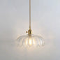 Clear Glass Pendant Lighting Fixture with Simplicity Shaded Hanging Light