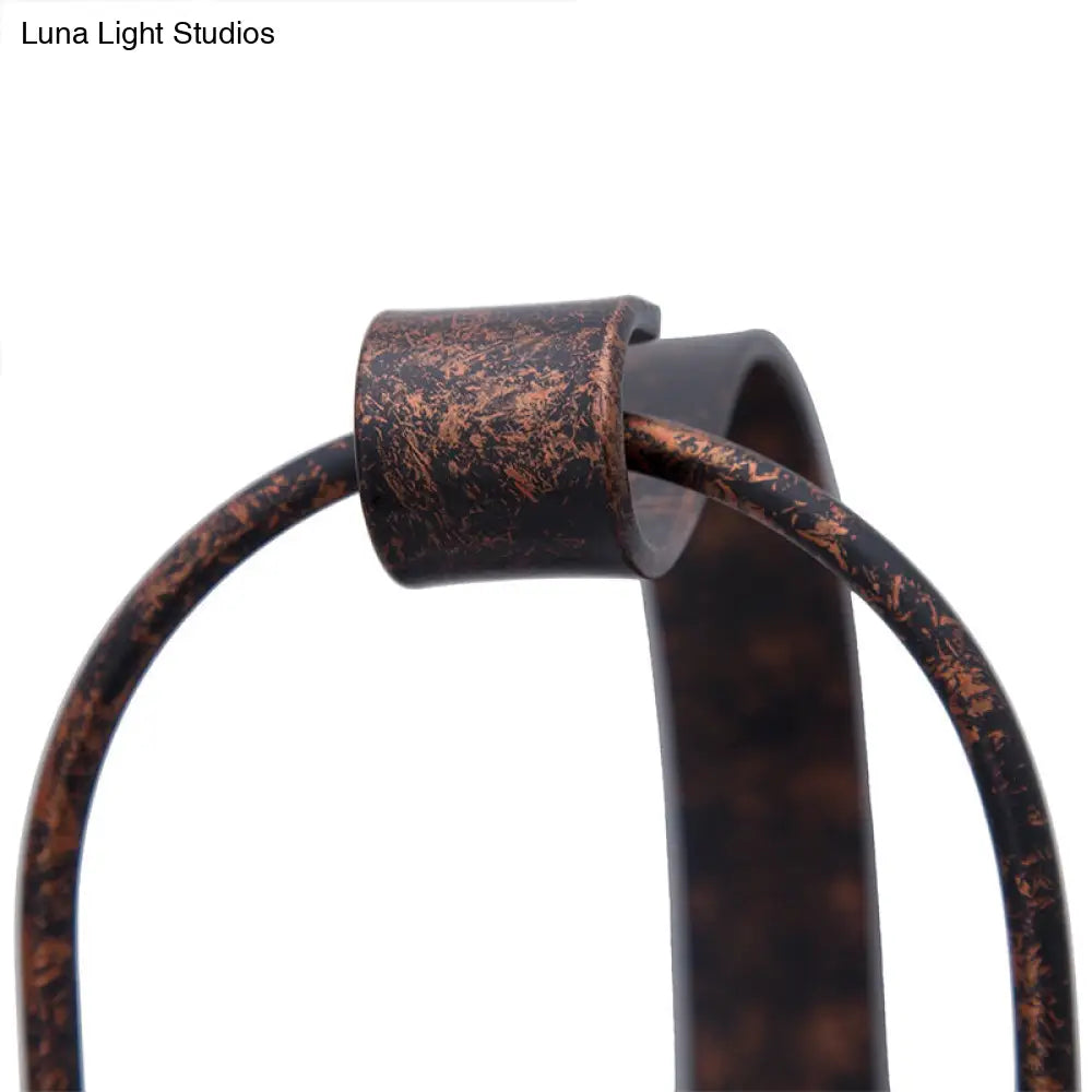 Clear Glass Wall Sconce - Traditional Rustic Cylinder Lamp for Corridors