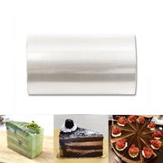 Clear transparent plastic decorbites cake edge wrap roll for kitchen diy mousse decorating tool use