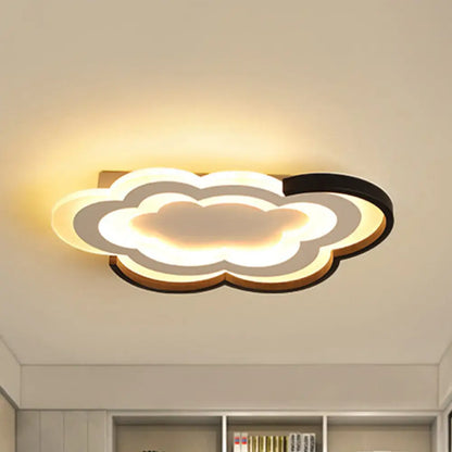 DecorBites™ Cloud Kindergarten LED Flushmount Light with Eye-Caring Acrylic Cover
