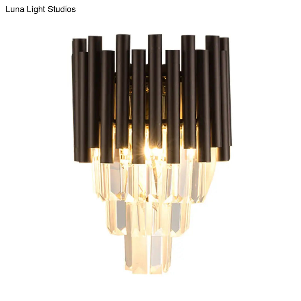 DecorBites™ Coffee Crystal Wall Light"
or
"Modern Coffee Crystal Wall Light Fixture - 2 Lights