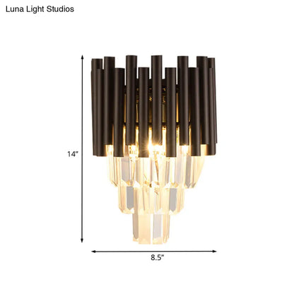 DecorBites™ Coffee Crystal Wall Light"
or
"Modern Coffee Crystal Wall Light Fixture - 2 Lights