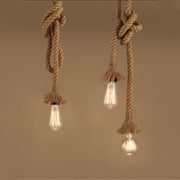 Hemp Rope Pendant Lamp