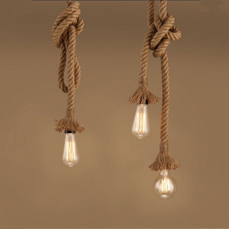 Hemp Rope Pendant Lamp