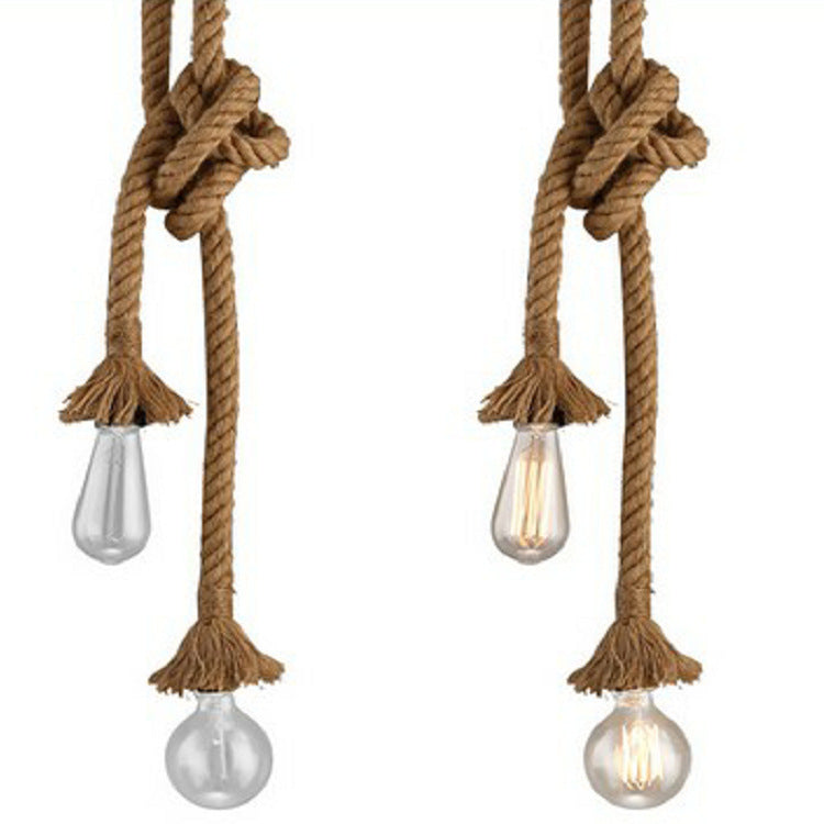 Hemp Rope Pendant Lamp