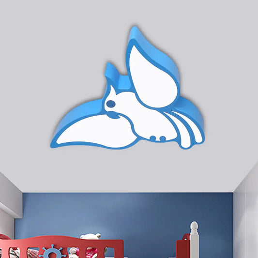 DecorBites™ DecorBites™ Colorful Acrylic Parrot LED Ceiling Light - Children's Flush Mount
