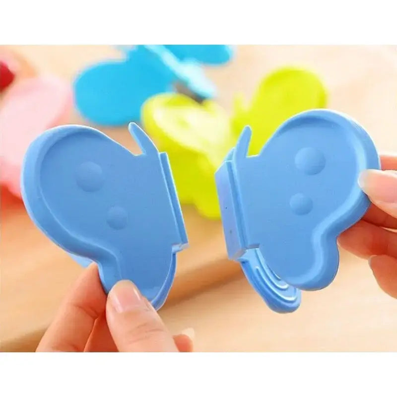 Blue butterfly silicone insulation plate mold by decorbites for kitchen use in durable silicone material