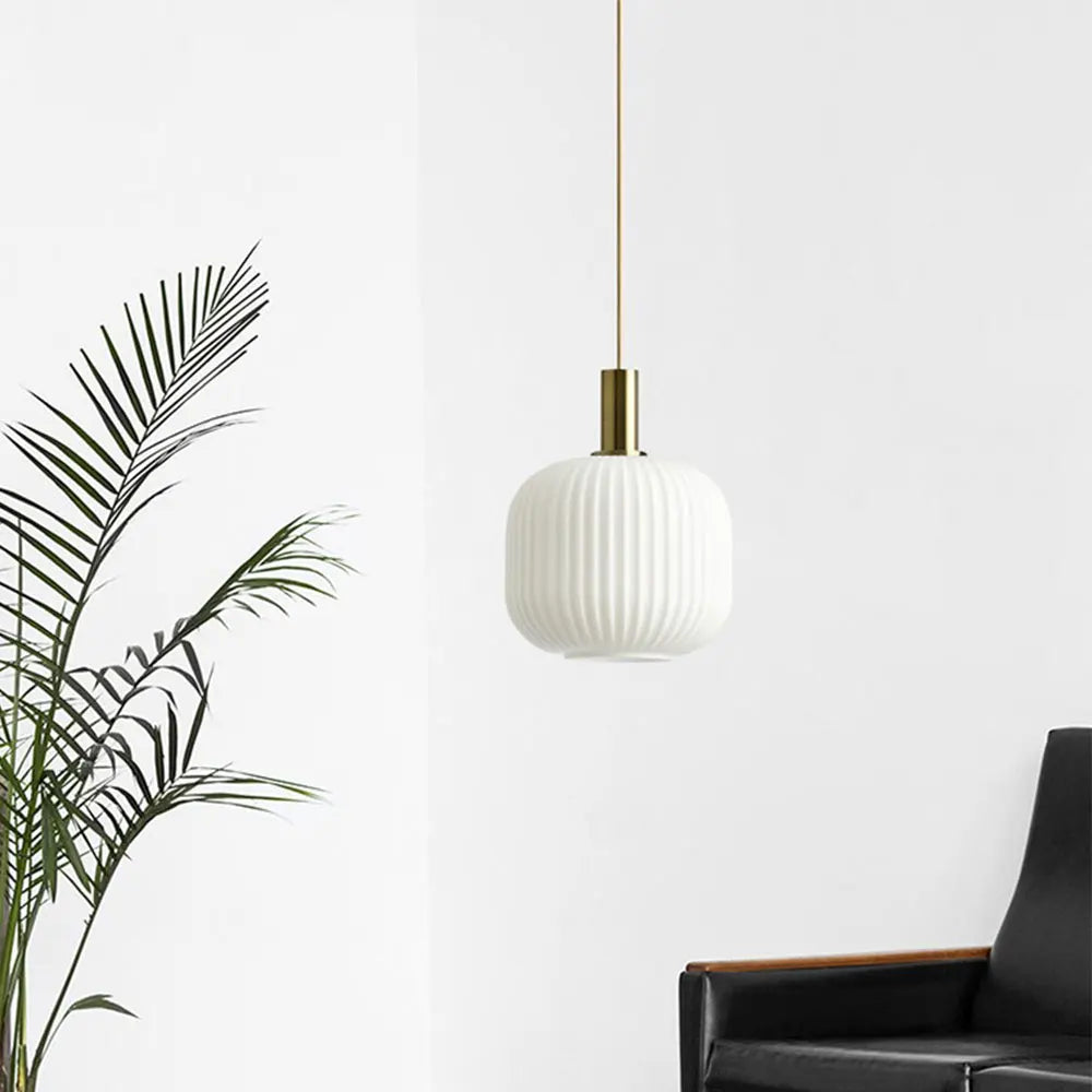 Colorful Glass Pendant Lights for Retro Style
