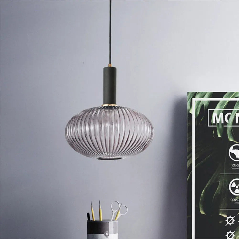 Colorful Glass Pendant Lights for Retro Style