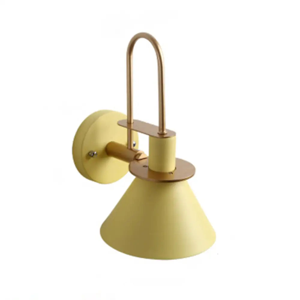 Colorful Macaroon Style Wall Mount Sconce Light for Hotel Bedrooms