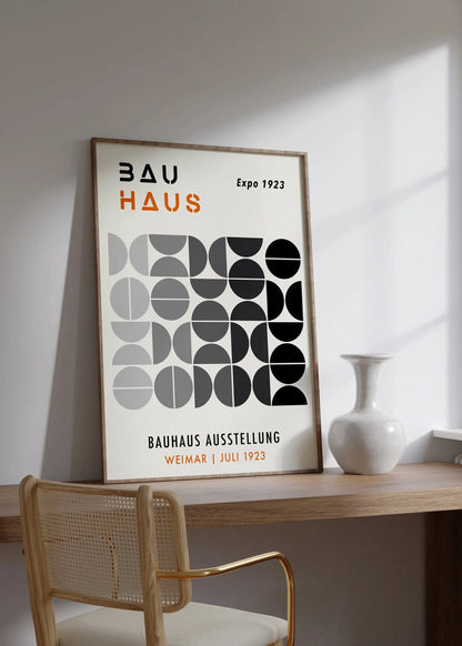 Colorful Mid Century Geometric Canvas Art - Posters