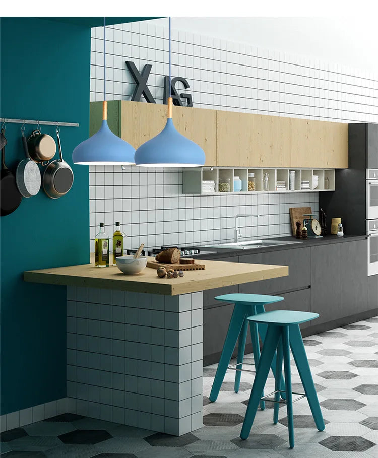 Colorful Retro Pendant Lights for Home Decor