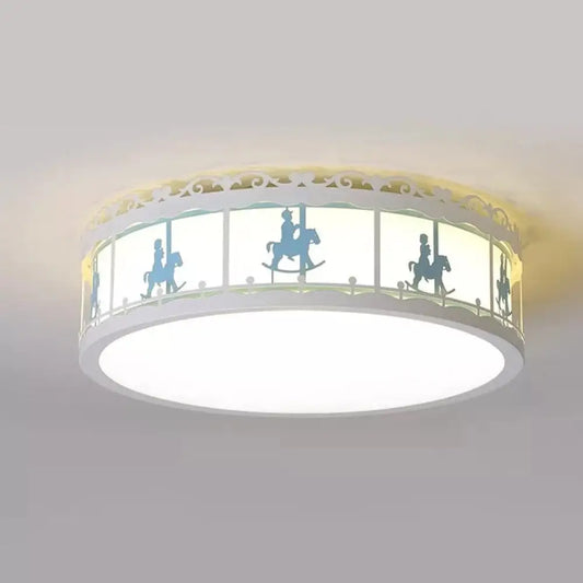 DecorBites™ DecorBites™ Colorful Round Ceiling Light for Kindergarten with Acrylic Flush Mount