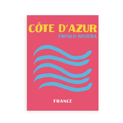 Colorful Travel Posters Art Print Set - Posters