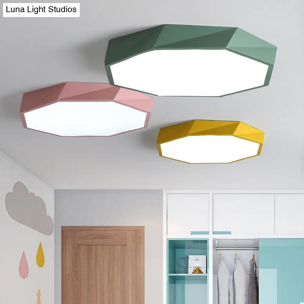 Lámpara de techo empotrada contemporánea DecorBites™ de acrílico para dormitorio - Araña facetada