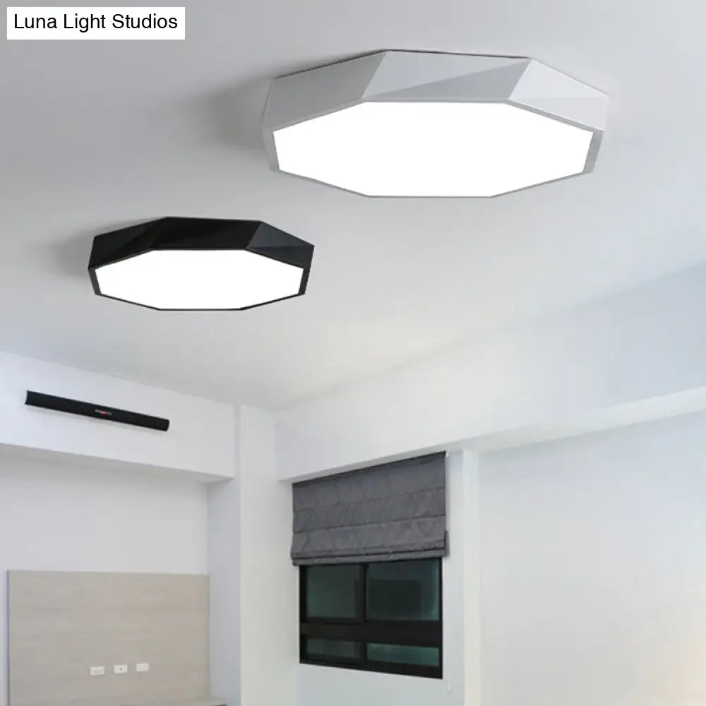 Lámpara de techo empotrada contemporánea DecorBites™ de acrílico para dormitorio - Araña facetada