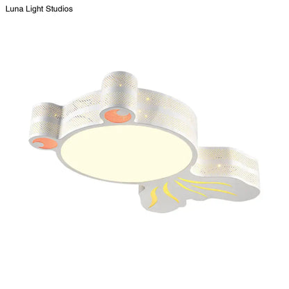 Lámpara de techo contemporánea DecorBites™ con forma de pez para jardín de infancia, de acrílico.