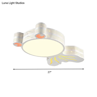 Lámpara de techo contemporánea DecorBites™ con forma de pez para jardín de infancia, de acrílico.