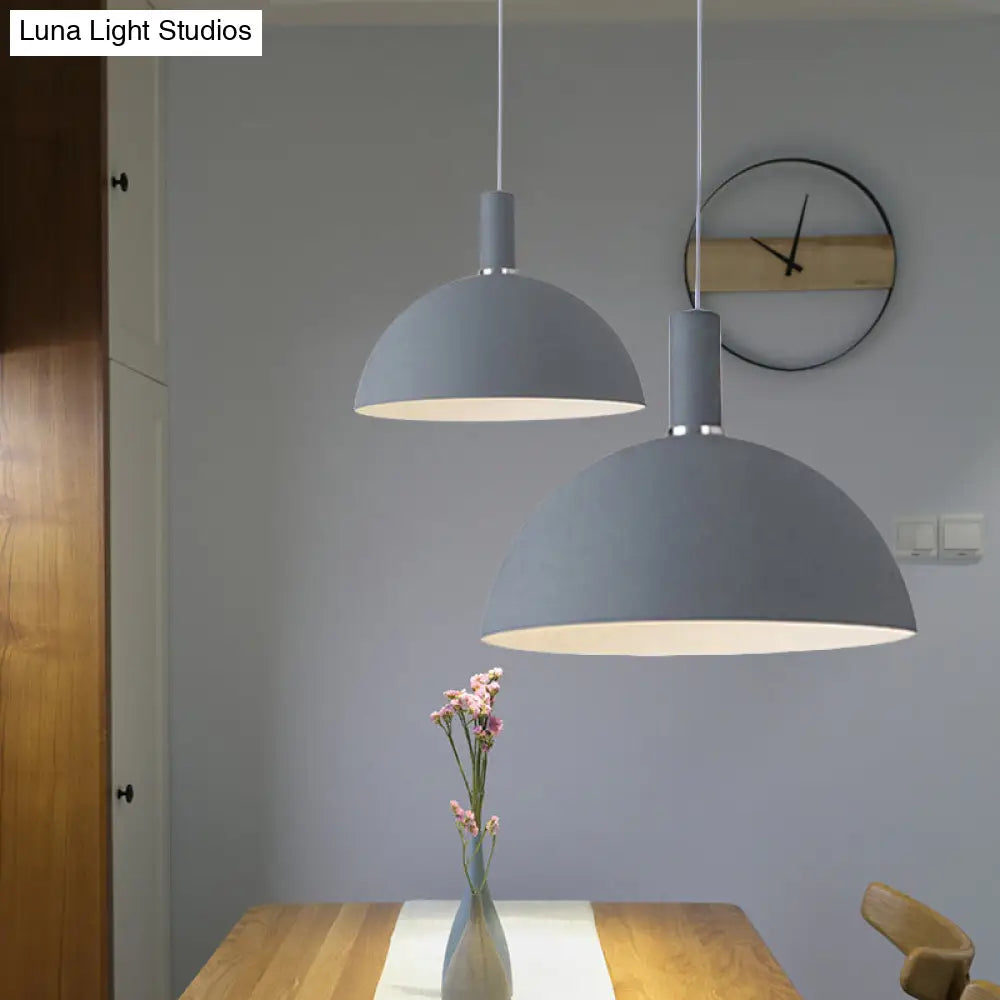 Contemporary Aluminum Pendant Lamp with One Light for Dining Room