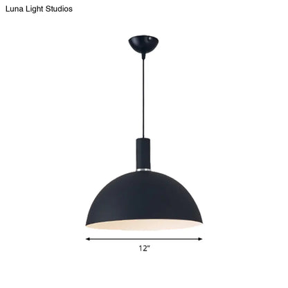 Contemporary Aluminum Pendant Lamp with One Light for Dining Room