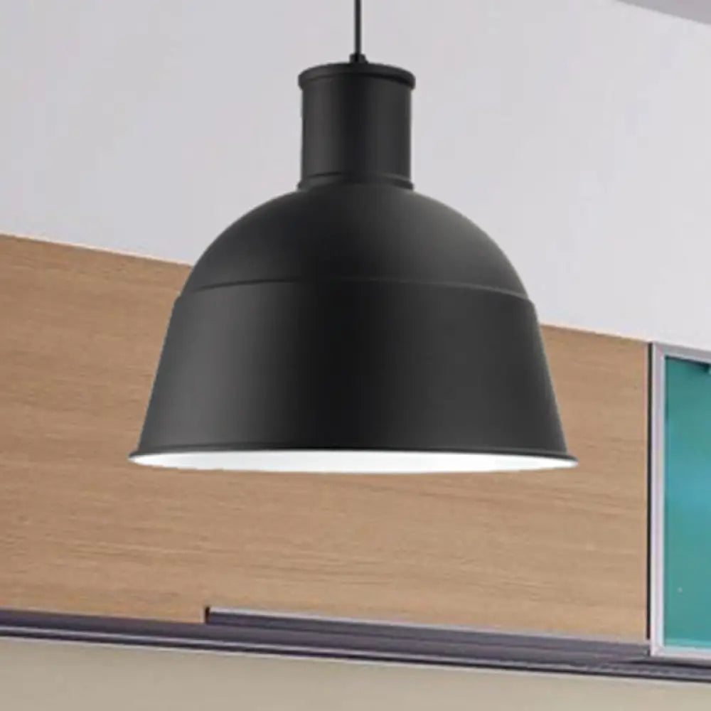 Contemporary Aluminum Pendant Light with Bowl Shade - Ideal for Meeting Rooms