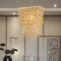 Contemporary Bamboo Pendant Light - 1-Light Down Lighting, Beige