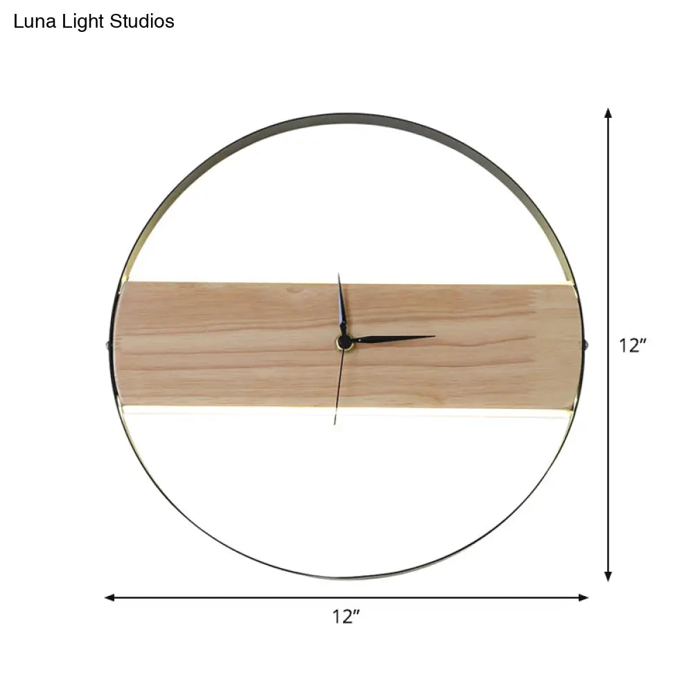 Aplique de pared contemporáneo DecorBites™ color beige con LED acrílico - Montaje empotrado, diseño rectangular/redondo para salón.