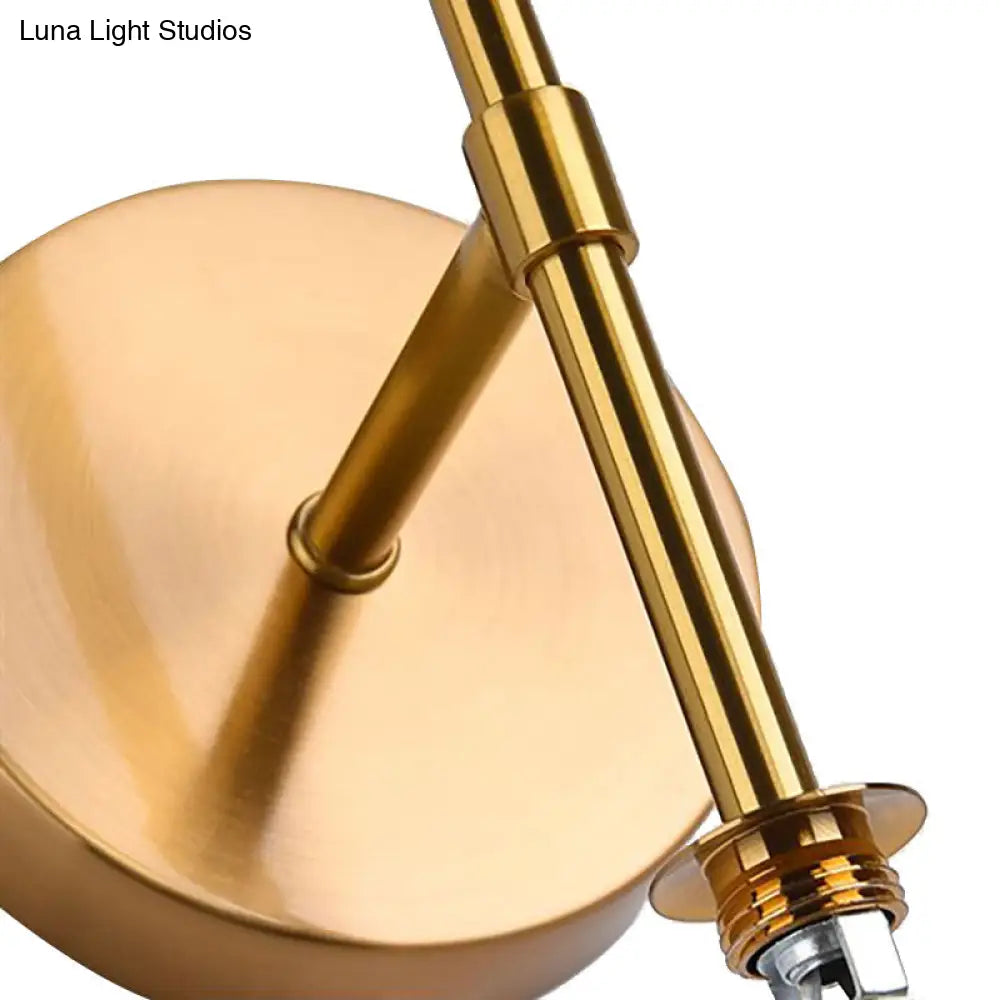 Aplique de pared DecorBites™ contemporáneo en forma de bola negra y dorada - Cristal opalino, LED, montaje empotrado, 2 luces