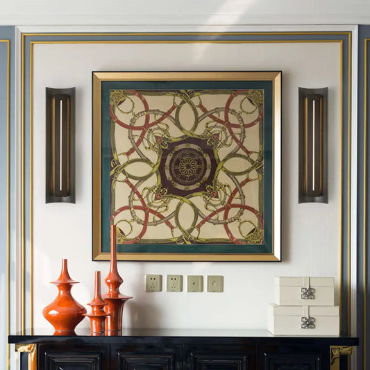 Aplique de pared LED contemporáneo DecorBites™ negro para dormitorio con pantalla metálica curva - 1 bombilla