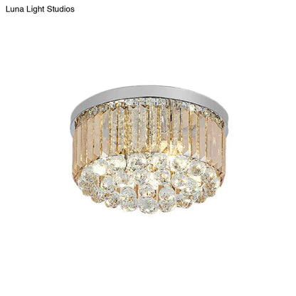 ديكوربايتس™ مصباح سقف عصري من الكروم بتصميم مستطيل القطع، متوفر بـ 2/4/6 مصابيح و3 أحجام