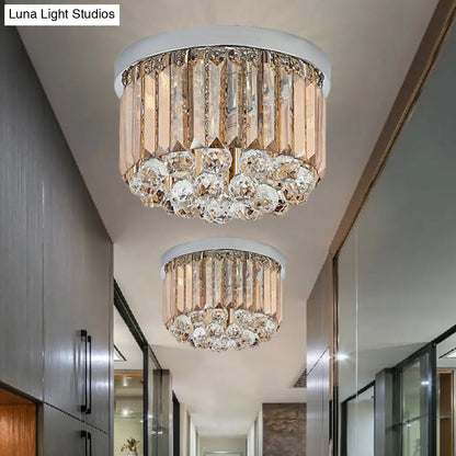 ديكوربايتس™ مصباح سقف عصري من الكروم بتصميم مستطيل القطع، متوفر بـ 2/4/6 مصابيح و3 أحجام