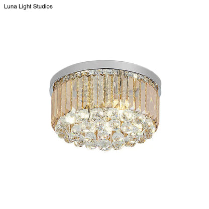 ديكوربايتس™ مصباح سقف عصري من الكروم بتصميم مستطيل القطع، متوفر بـ 2/4/6 مصابيح و3 أحجام