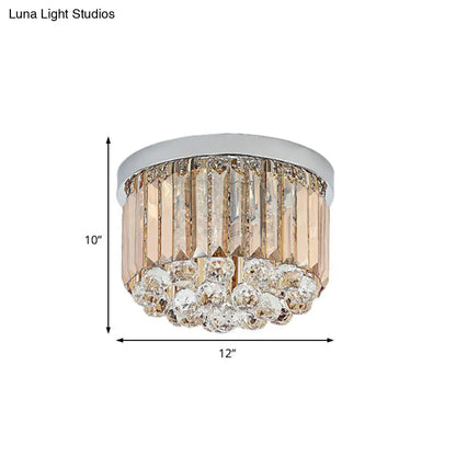 ديكوربايتس™ مصباح سقف عصري من الكروم بتصميم مستطيل القطع، متوفر بـ 2/4/6 مصابيح و3 أحجام