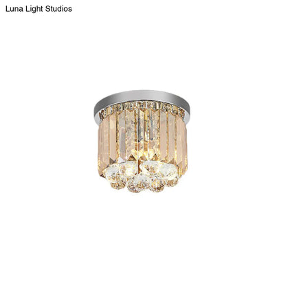 ديكوربايتس™ مصباح سقف عصري من الكروم بتصميم مستطيل القطع، متوفر بـ 2/4/6 مصابيح و3 أحجام