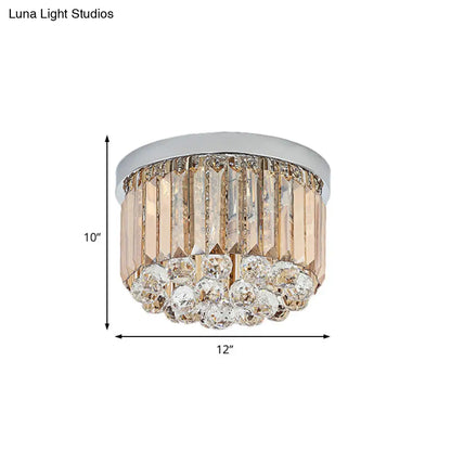 ديكوربايتس™ مصباح سقف عصري من الكروم بتصميم مستطيل القطع، متوفر بـ 2/4/6 مصابيح و3 أحجام