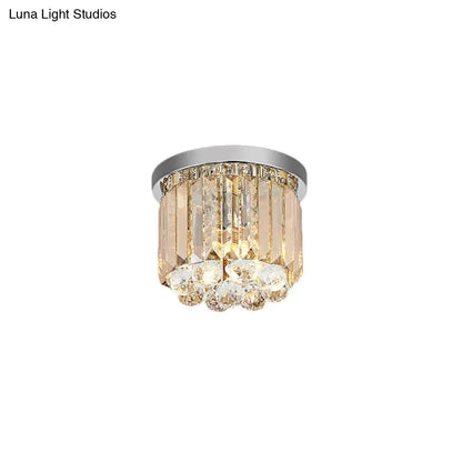 ديكوربايتس™ مصباح سقف عصري من الكروم بتصميم مستطيل القطع، متوفر بـ 2/4/6 مصابيح و3 أحجام